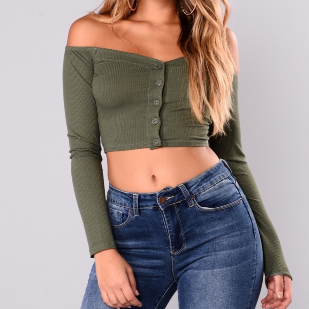 Fashion Nova talk that talk off shoulder top